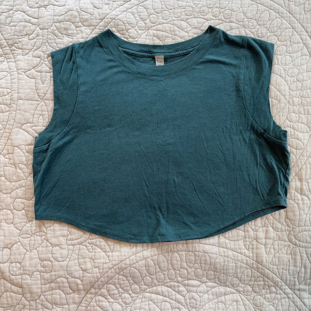 Teal Alo yoga tank